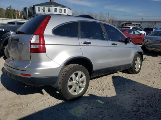 5J6RE4H35AL087001 - 2010 HONDA CR-V LX SILVER photo 3