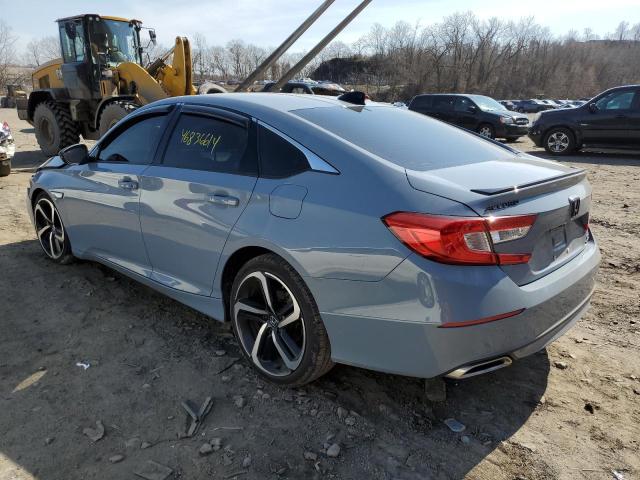 1HGCV2F38MA005797 - 2021 HONDA ACCORD SPORT GRAY photo 2