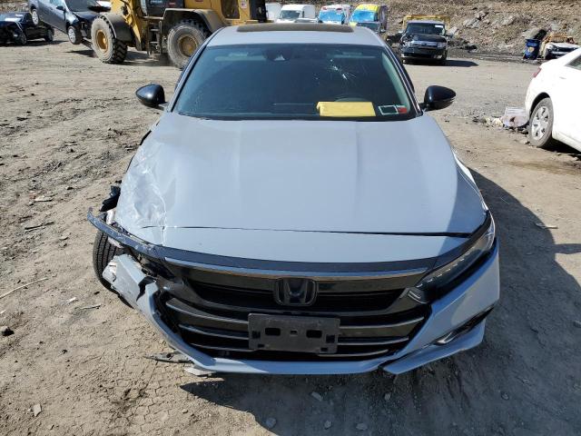 1HGCV2F38MA005797 - 2021 HONDA ACCORD SPORT GRAY photo 5