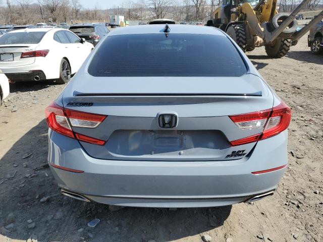 1HGCV2F38MA005797 - 2021 HONDA ACCORD SPORT GRAY photo 6