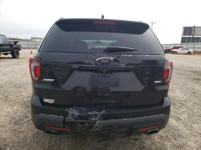 1FM5K8GT9GGA06696 - 2016 FORD EXPLORER SPORT BLACK photo 6