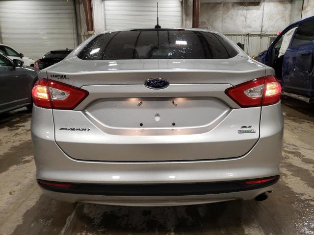 3FA6P0HR3DR312334 - 2013 FORD FUSION SE SILVER photo 6