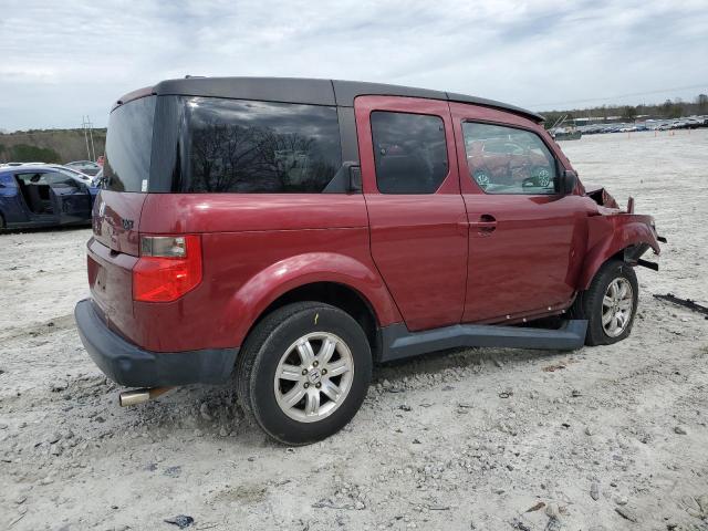 5J6YH18776L005703 - 2006 HONDA ELEMENT EX BURGUNDY photo 3