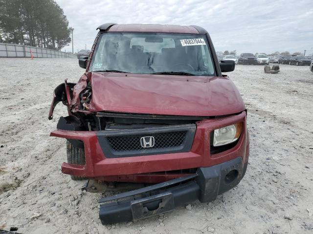 5J6YH18776L005703 - 2006 HONDA ELEMENT EX BURGUNDY photo 5