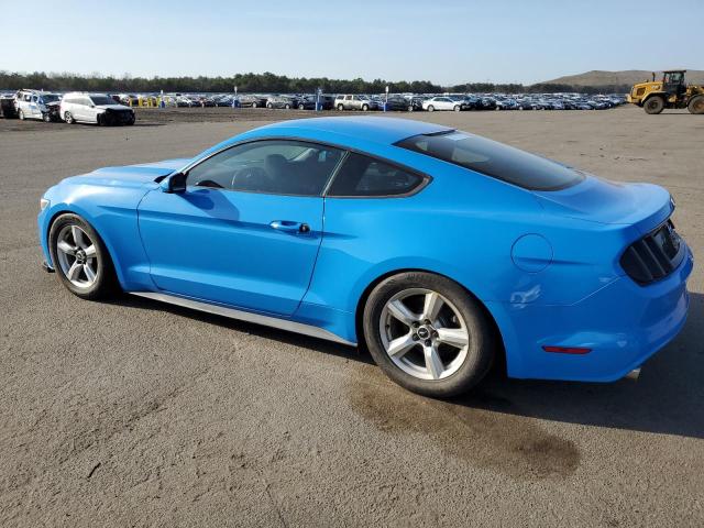 1FA6P8AM3H5300769 - 2017 FORD MUSTANG BLUE photo 2