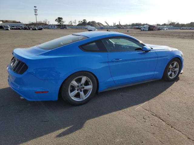 1FA6P8AM3H5300769 - 2017 FORD MUSTANG BLUE photo 3