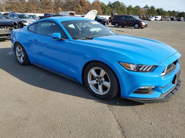 1FA6P8AM3H5300769 - 2017 FORD MUSTANG BLUE photo 4