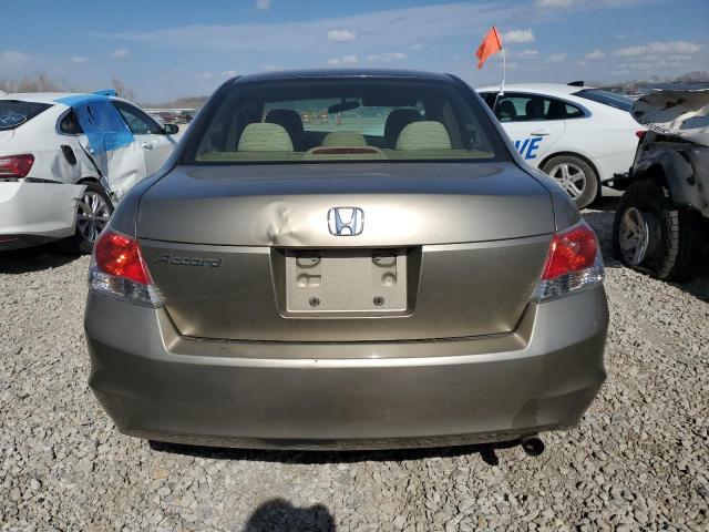 JHMCP26398C070224 - 2008 HONDA ACCORD LX GOLD photo 6