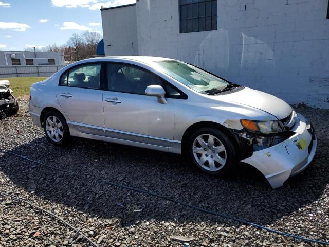 1HGFA16506L022038 - 2006 HONDA CIVIC LX SILVER photo 4