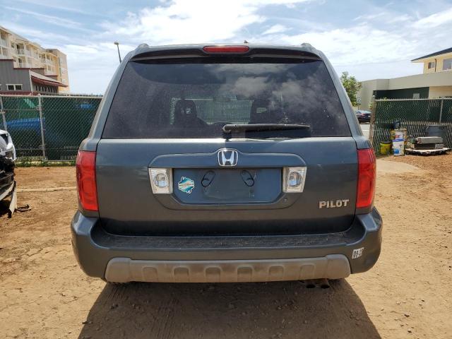 2HKYF18464H500350 - 2004 HONDA PILOT EX CHARCOAL photo 6