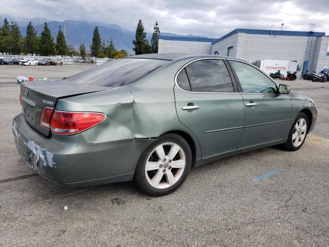 JTHBA30GX55117680 - 2005 LEXUS ES 330 GREEN photo 3