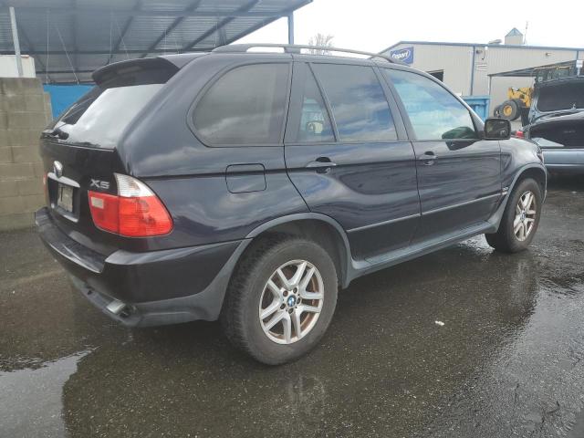 5UXFA13595LY10221 - 2005 BMW X5 3.0I BLUE photo 3