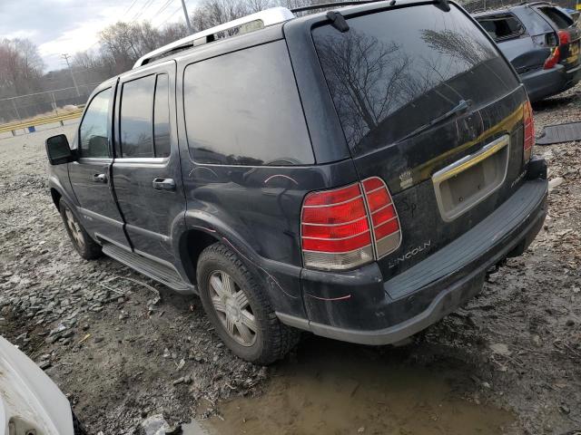 5LMEU88H25ZJ10997 - 2005 LINCOLN AVIATOR შავი ფოტო 2