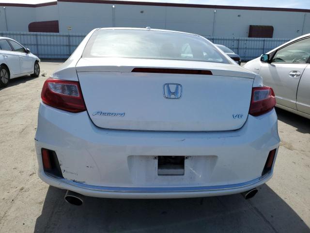 1HGCT2B82FA000623 - 2015 HONDA ACCORD EXL WHITE photo 6