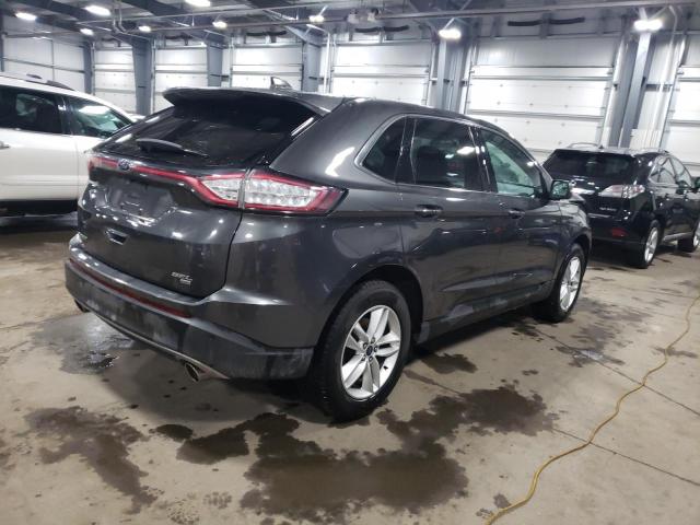 2FMTK4J81FBB73709 - 2015 FORD EDGE SEL CHARCOAL photo 3