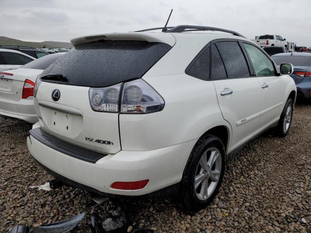 JTJHW31U682054114 - 2008 LEXUS RX 400H WHITE photo 3