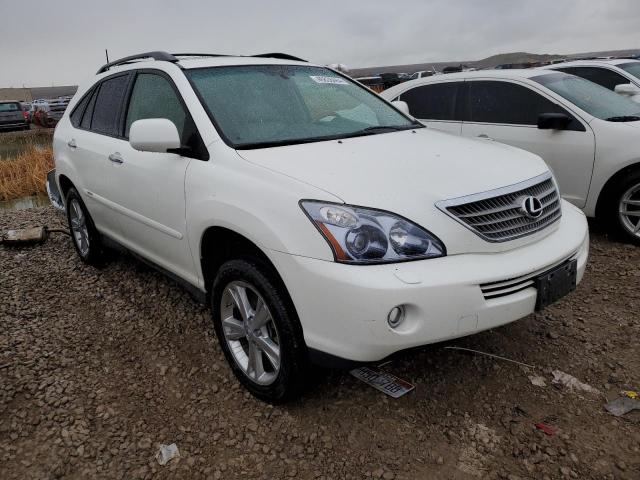 JTJHW31U682054114 - 2008 LEXUS RX 400H WHITE photo 4