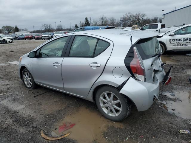 JTDKDTB31G1116382 - 2016 TOYOTA PRIUS C SILVER photo 2