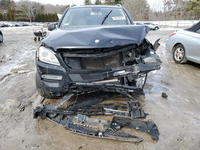 4JGDA5HB1FA555040 - 2015 MERCEDES-BENZ ML 350 4MATIC BLACK photo 5
