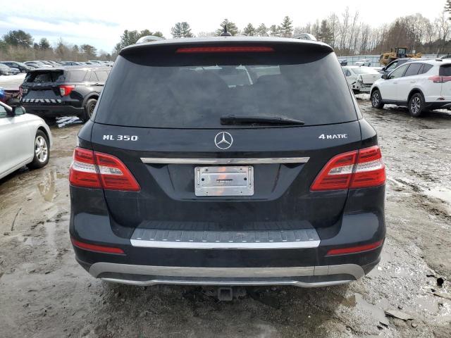 4JGDA5HB1FA555040 - 2015 MERCEDES-BENZ ML 350 4MATIC BLACK photo 6