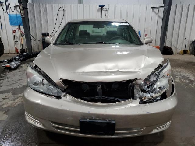 4T1BE32K64U875149 - 2004 TOYOTA CAMRY LE TAN photo 5