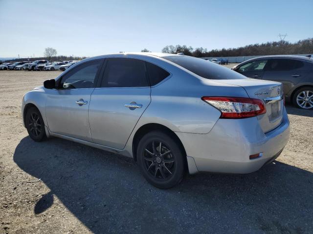 3N1AB7AP8FY308814 - 2015 NISSAN SENTRA S SILVER photo 2