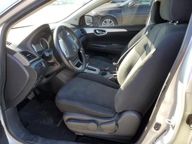 3N1AB7AP8FY308814 - 2015 NISSAN SENTRA S SILVER photo 7