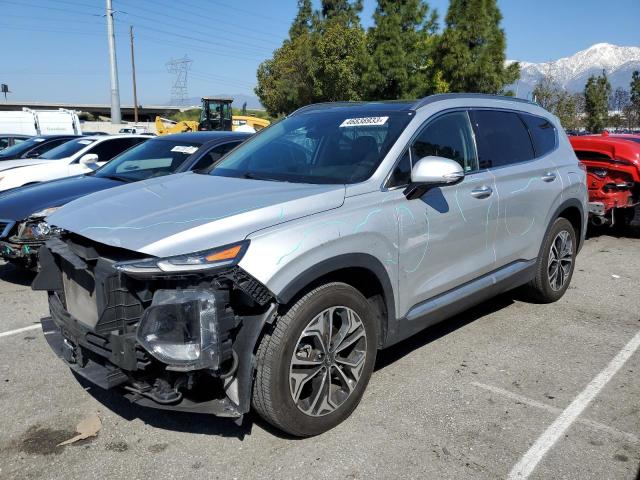 5NMS53AA7KH019215 - 2019 HYUNDAI SANTA FE LIMITED SILVER photo 1