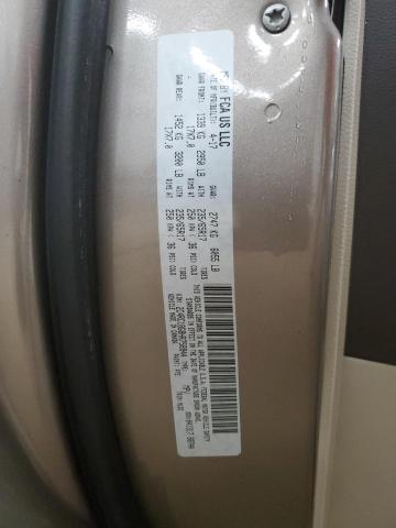 2C4RC1BG8HR758944 - 2017 CHRYSLER PACIFICA TOURING L TAN photo 14