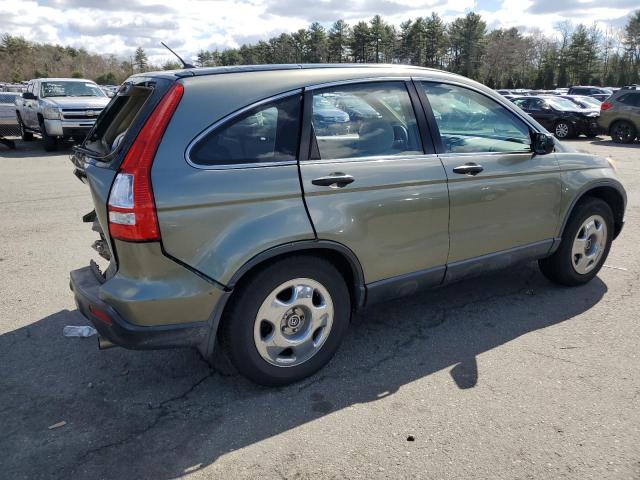 JHLRE48357C035286 - 2007 HONDA CR-V LX GREEN photo 3