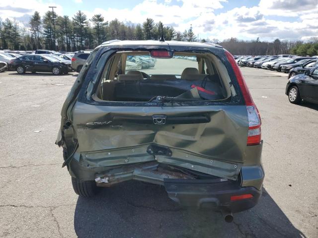 JHLRE48357C035286 - 2007 HONDA CR-V LX GREEN photo 6