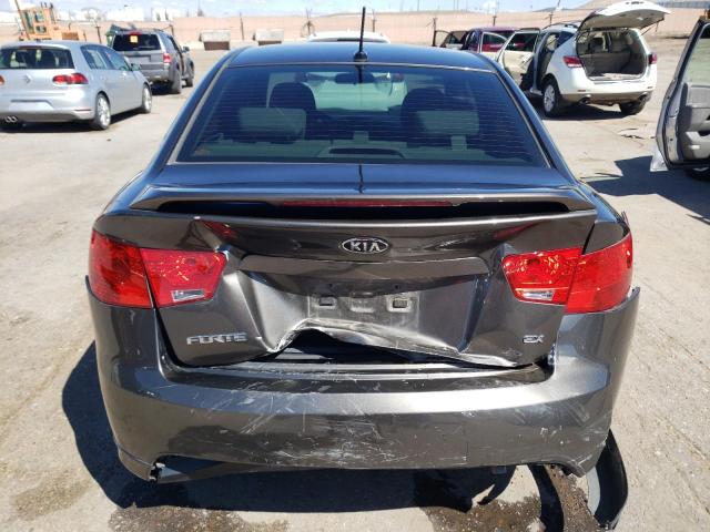 KNAFU4A26A5266744 - 2010 KIA FORTE EX CHARCOAL photo 6