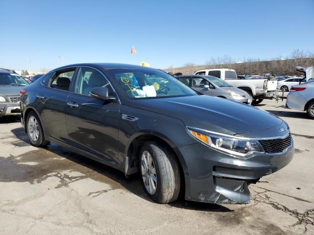 KNAGT4L33G5079001 - 2016 KIA OPTIMA LX GRAY photo 4