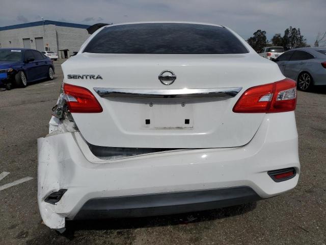 3N1AB7AP5HY369055 - 2017 NISSAN SENTRA S WHITE photo 6