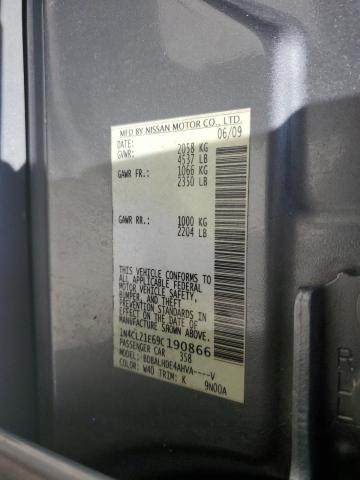 1N4CL21E69C190866 - 2009 NISSAN ALTIMA HYBRID SILVER photo 12