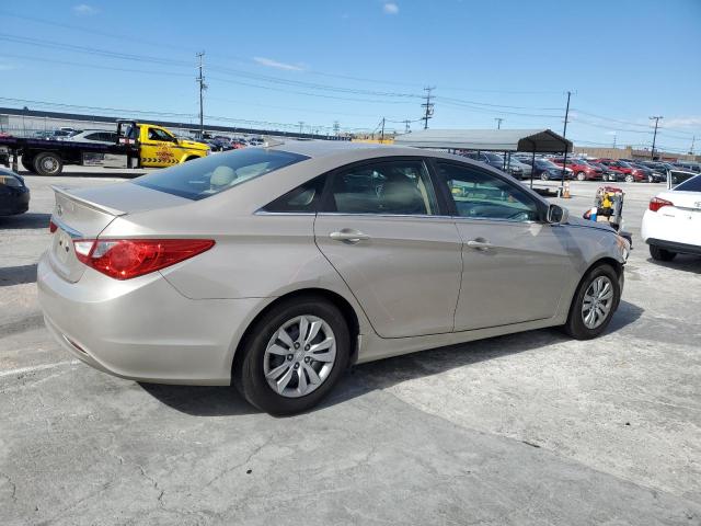 5NPEB4ACXCH321518 - 2012 HYUNDAI SONATA GLS BEIGE photo 3