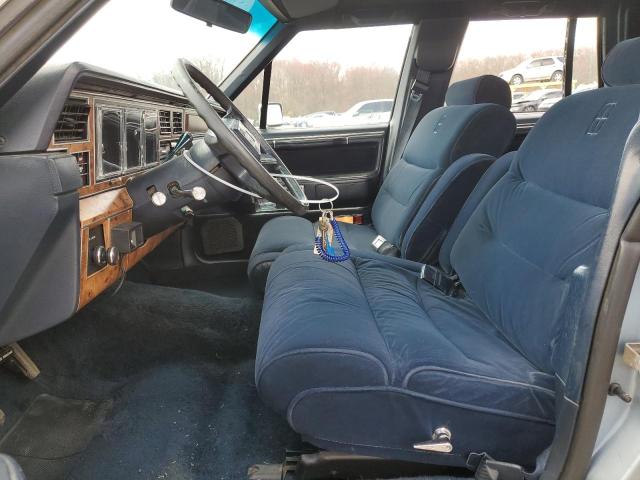 1LNBM81F9HY626637 - 1987 LINCOLN TOWN CAR BLUE photo 7