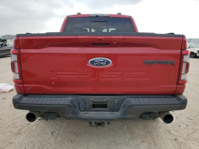 1FTFW1RGXNFB26885 - 2022 FORD F150 RAPTOR RED photo 6