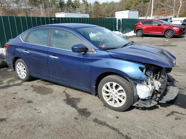 3N1AB7AP8KL602916 - 2019 NISSAN SENTRA S 蓝色 照片 4
