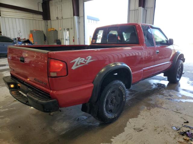 1GCCT19W1Y8176411 - 2000 CHEVROLET S TRUCK S10 RED photo 3