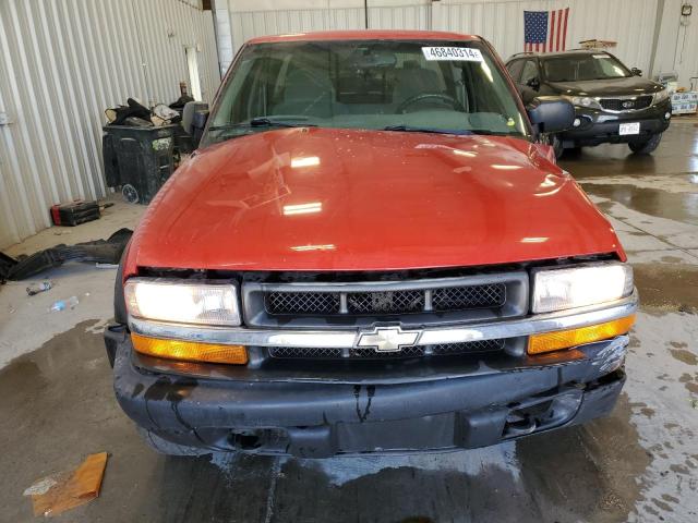 1GCCT19W1Y8176411 - 2000 CHEVROLET S TRUCK S10 RED photo 5