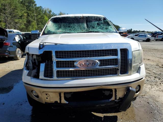 1FTFW1EF4BKE08715 - 2011 FORD F150 SUPERCREW WHITE photo 5