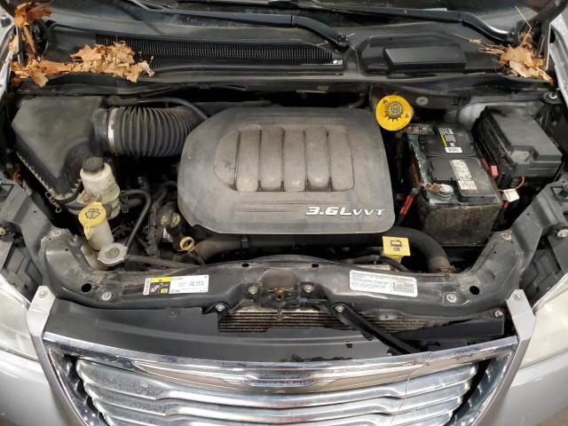 2C4RC1CG5ER199878 - 2014 CHRYSLER TOWN & COU TOURING L SILVER photo 12