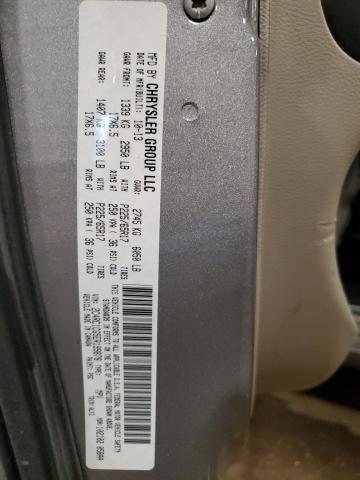 2C4RC1CG5ER199878 - 2014 CHRYSLER TOWN & COU TOURING L SILVER photo 14