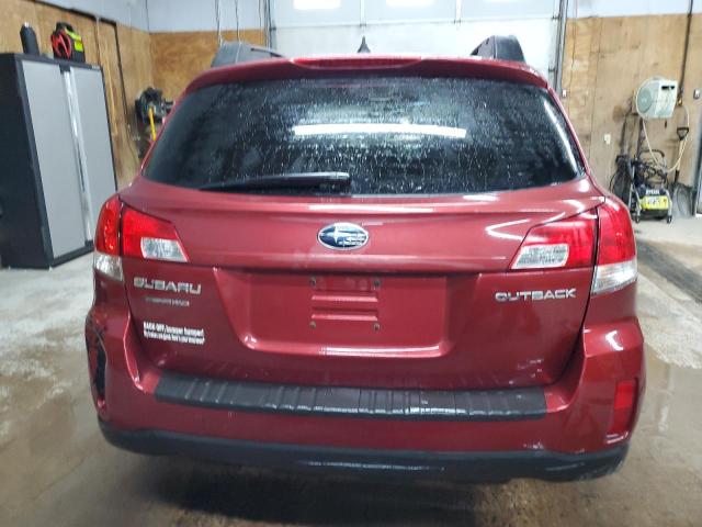 4S4BRCCCXE3264947 - 2014 SUBARU OUTBACK 2.5I PREMIUM RED photo 6