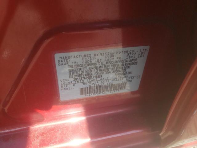 3N1AB7AP9DL716829 - 2013 NISSAN SENTRA S RED photo 13