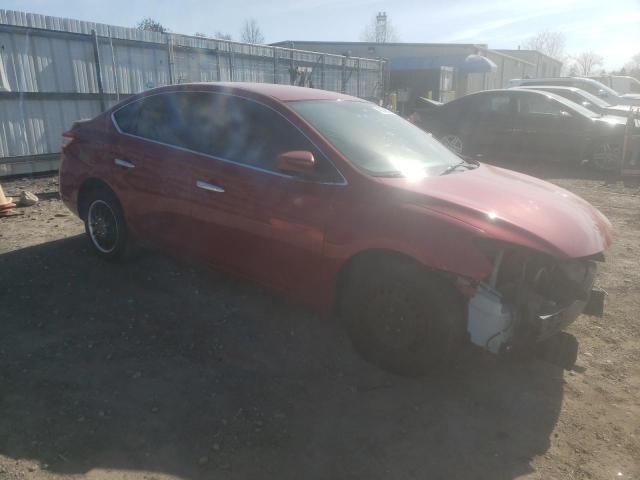 3N1AB7AP9DL716829 - 2013 NISSAN SENTRA S RED photo 4