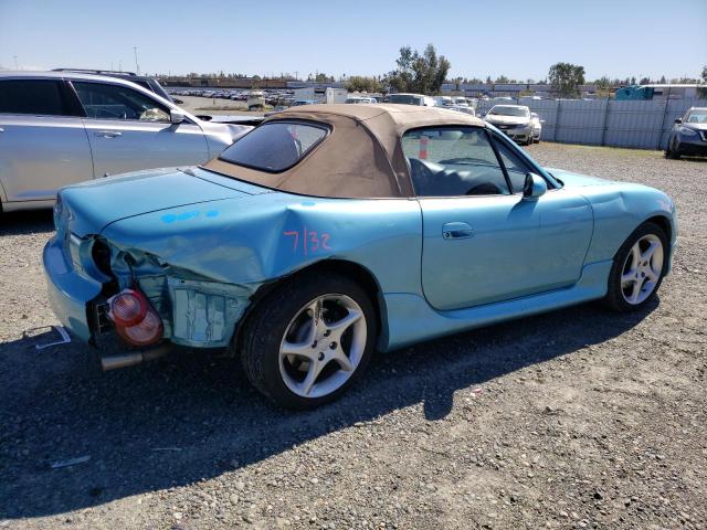 JM1NB353X20221256 - 2002 MAZDA MX-5 MIATA BASE BLUE photo 3