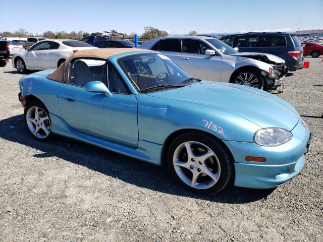 JM1NB353X20221256 - 2002 MAZDA MX-5 MIATA BASE BLUE photo 4