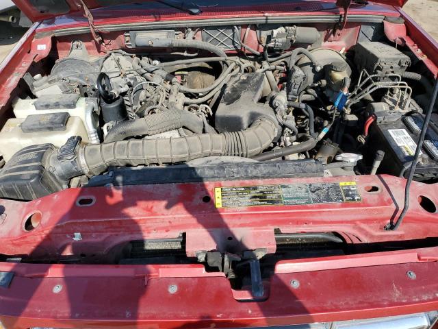 1FTYR44V72TA77956 - 2002 FORD RANGER SUPER CAB RED photo 11